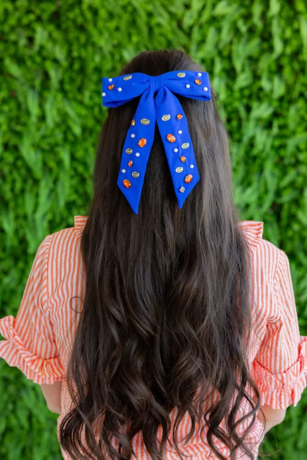 Florida Blue Gators Bow Barrette-Brianna Cannon Hot