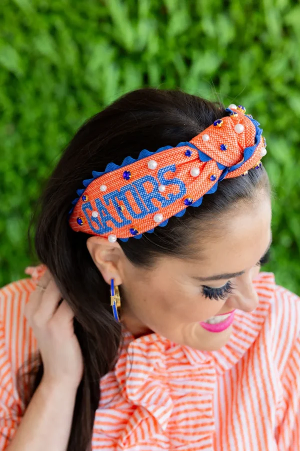 Florida Logo Hoop Earrings-Brianna Cannon Online