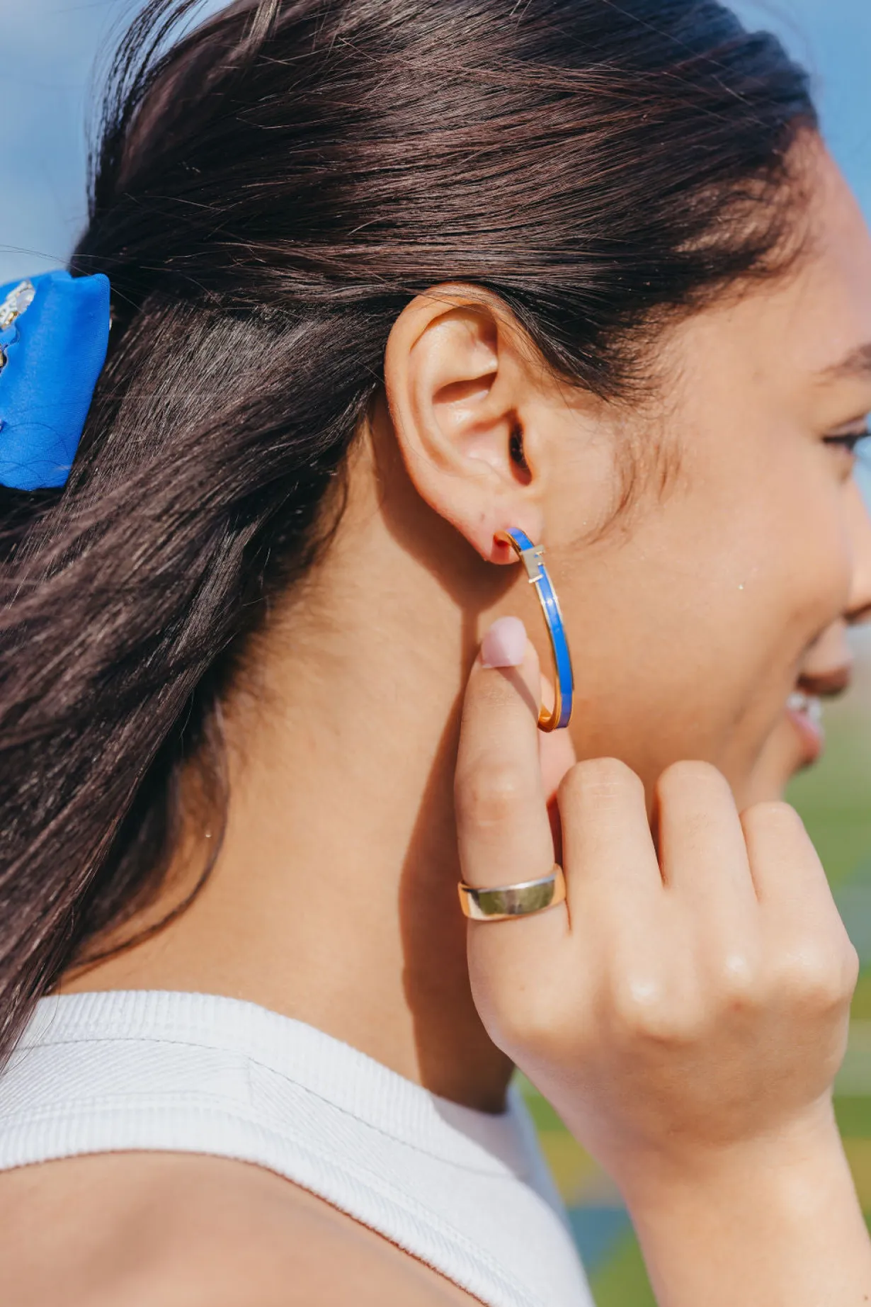 florida_logo_hoop_earring_2.webp Florida Logo Hoop Earrings-Brianna Cannon Online