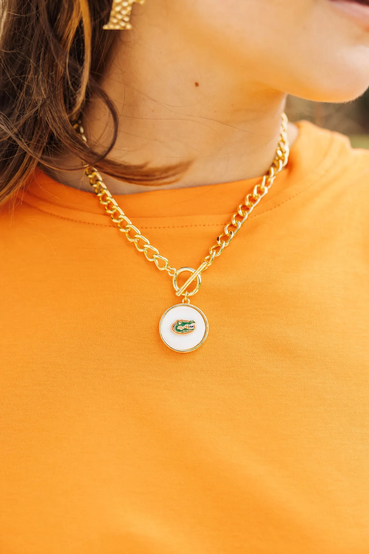 florida_logo_necklace_1.webp Florida Logo Necklace-Brianna Cannon Best