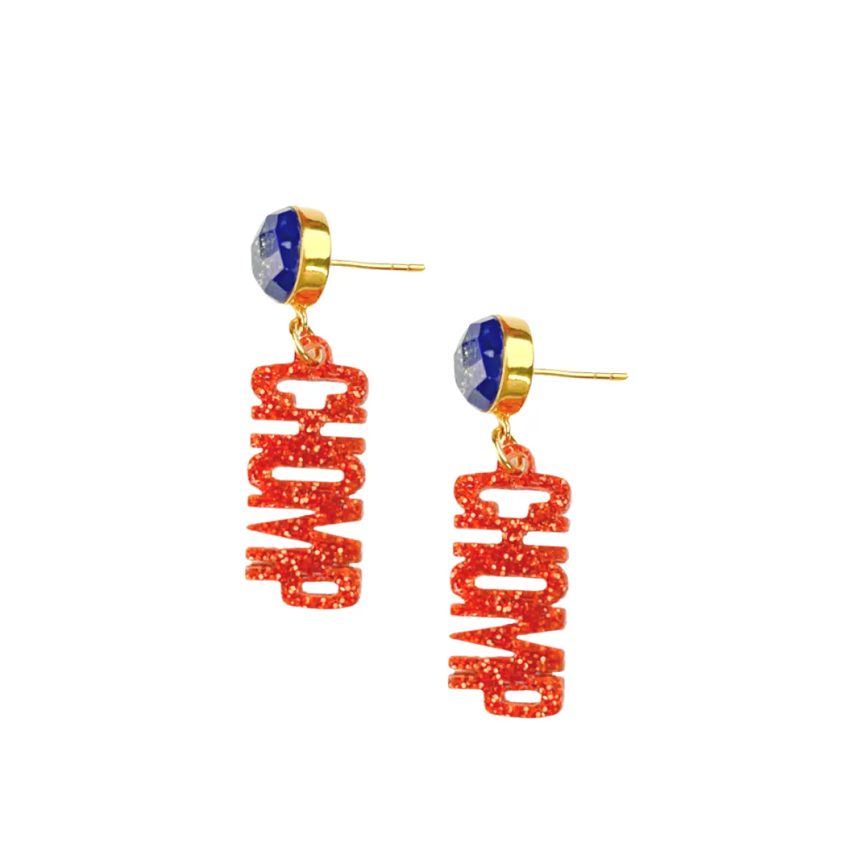florida_mini_orange_glitt_0.webp Florida Mini Orange Glitter CHOMP CHOMP Earrings-Brianna Cannon Discount