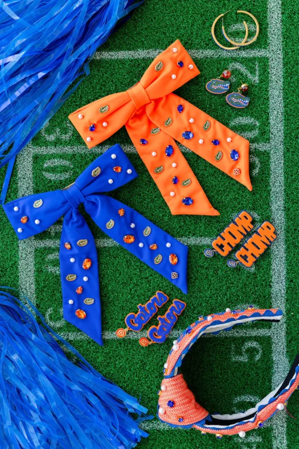 Florida Orange CHOMP CHOMP Earrings-Brianna Cannon Online
