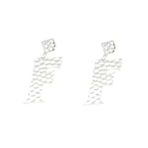 Florida Silver Logo Earring with BC Logo-Brianna Cannon Sale