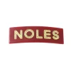 Florida State Garnet NOLES Rectangle Barrette Clip-Brianna Cannon Discount