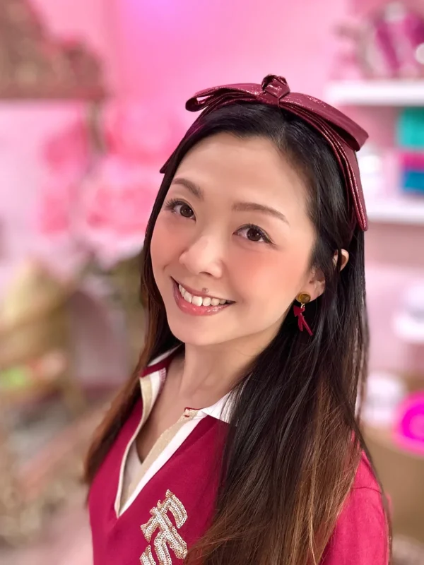 Florida State Garnet Thin Embroidered Ribbon Bow Headband-Brianna Cannon Discount