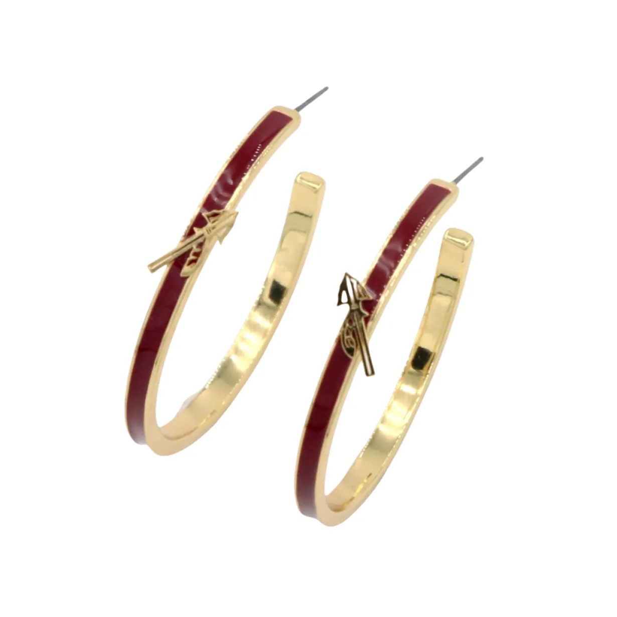 florida_state_logo_hoop_e_0.webp Florida State Logo Hoop Earrings-Brianna Cannon Best