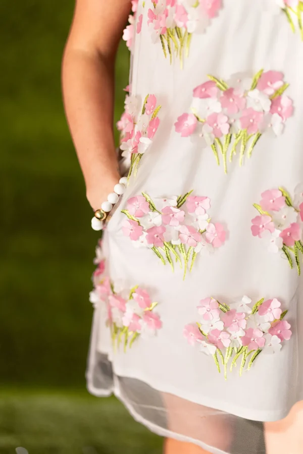 Flower Bouquet Shift Dress-Brianna Cannon Fashion