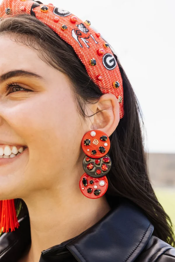 Georgia Adult Size Power G Cross Stitch Headband-Brianna Cannon Discount