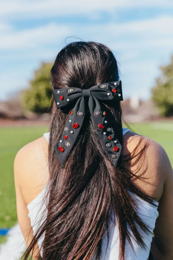 Georgia Black Bow Barrette-Brianna Cannon Sale
