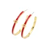 Georgia Logo Hoop Earrings-Brianna Cannon Clearance