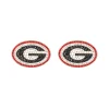 Georgia Pavé Logo Studs-Brianna Cannon Clearance