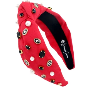 Georgia Red Logo Headband-Brianna Cannon Discount