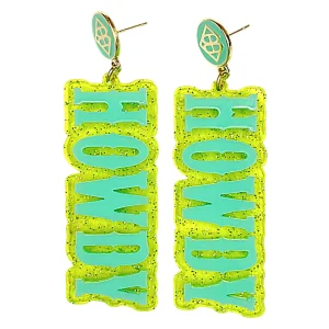 Glitter Howdy Earrings-Brianna Cannon Online