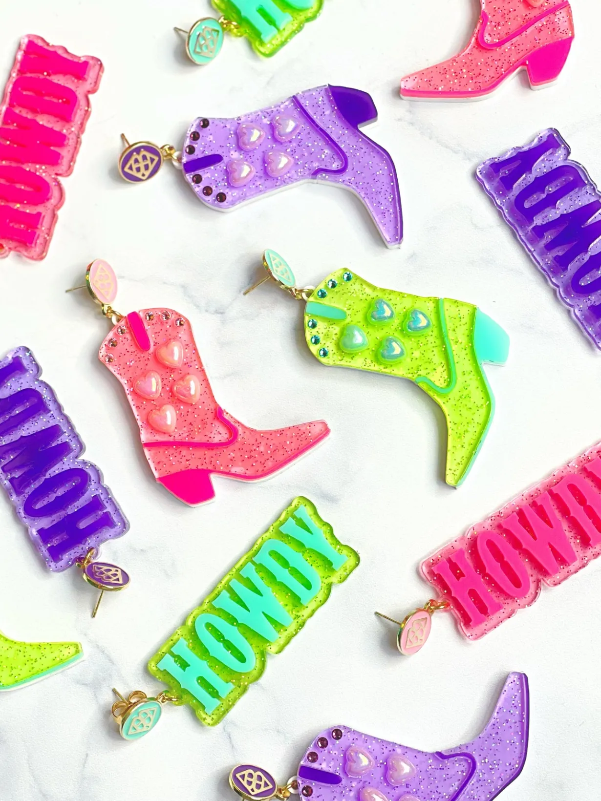glitter_howdy_earrings_7.webp Glitter Howdy Earrings-Brianna Cannon Online