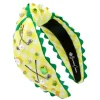 Golf Social Club Yellow Gingham Headband-Brianna Cannon Fashion