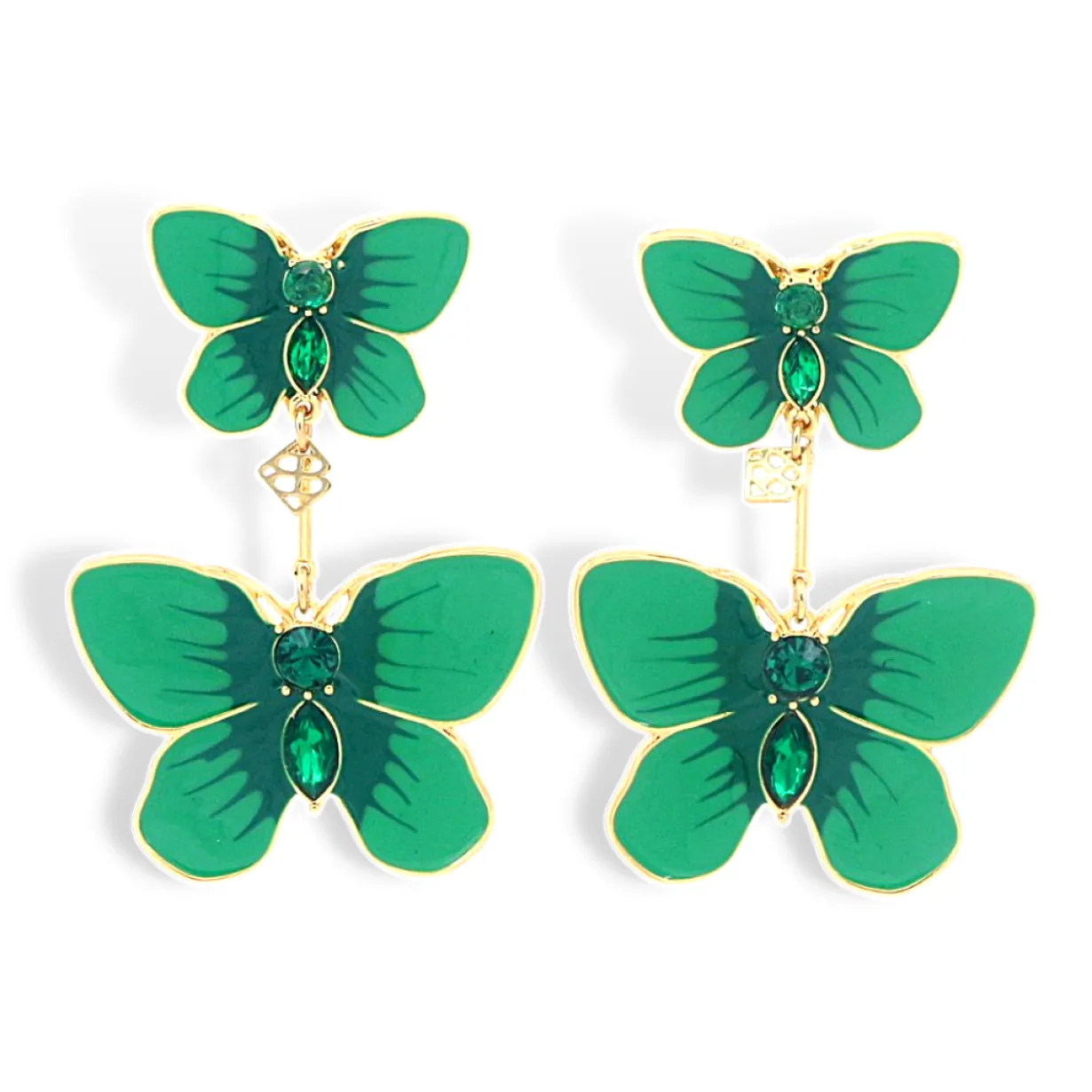 hand_painted_butterfly_ea_0-1.webp Hand Painted Butterfly Earrings in Kelly Green-Brianna Cannon Hot