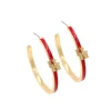 Houston Logo Hoop Earrings-Brianna Cannon New