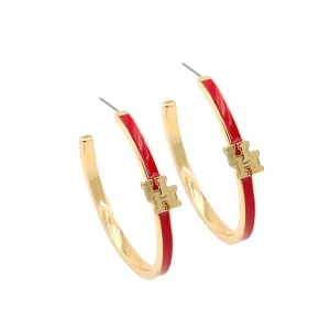 Houston Logo Hoop Earrings-Brianna Cannon New