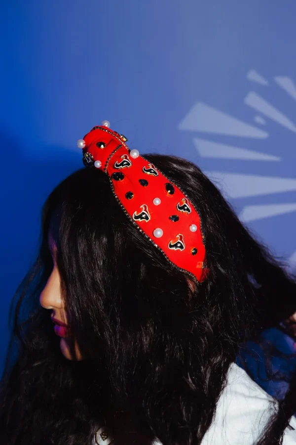 Houston Texans Red Logo Headband-Brianna Cannon Discount