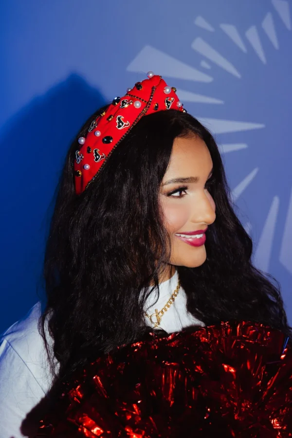 Houston Texans Red Logo Headband-Brianna Cannon Discount