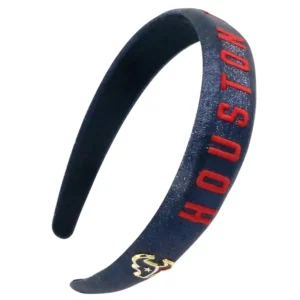 Houston Texans Thin Embroidered Headband-Brianna Cannon Clearance
