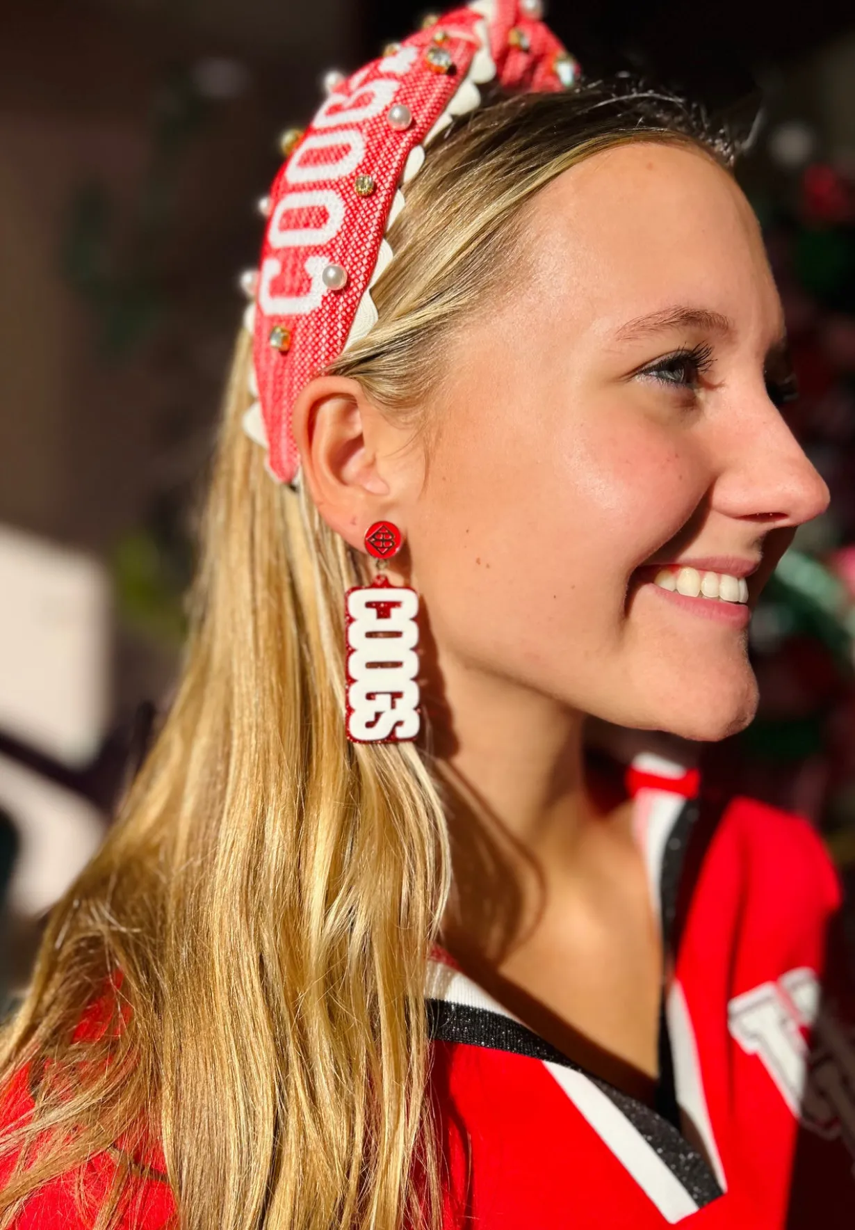 houston_white__red_coogs__1.webp Houston White & Red COOGS Earrings-Brianna Cannon Fashion