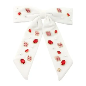 Houston White Bow Barrette-Brianna Cannon Best