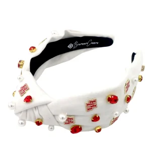 Houston White Logo Headband-Brianna Cannon Online