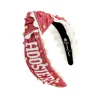 Indiana Child HOOSIERS Cross Stitch Headband-Brianna Cannon New