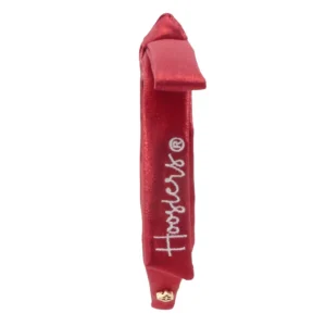 Indiana Crimson Thin Embroidered Ribbon Bow Headband-Brianna Cannon Outlet