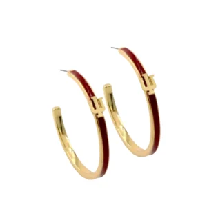 Indiana Logo Hoop Earring-Brianna Cannon Discount