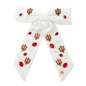 Indiana White Bow Barrette-Brianna Cannon Online