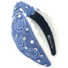 Indianapolis Colts Adult Cross Stitch Headband-Brianna Cannon Clearance