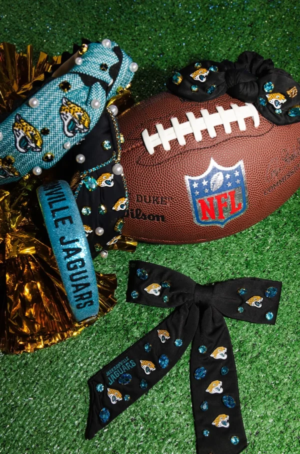 Jacksonville Jaguars Black Bow Barrette-Brianna Cannon Hot