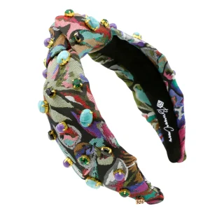 Jeweled Tapestry Floral Headband-Brianna Cannon New