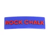 Kansas Blue ROCK CHALK Rectangle Barrette Clip-Brianna Cannon Sale