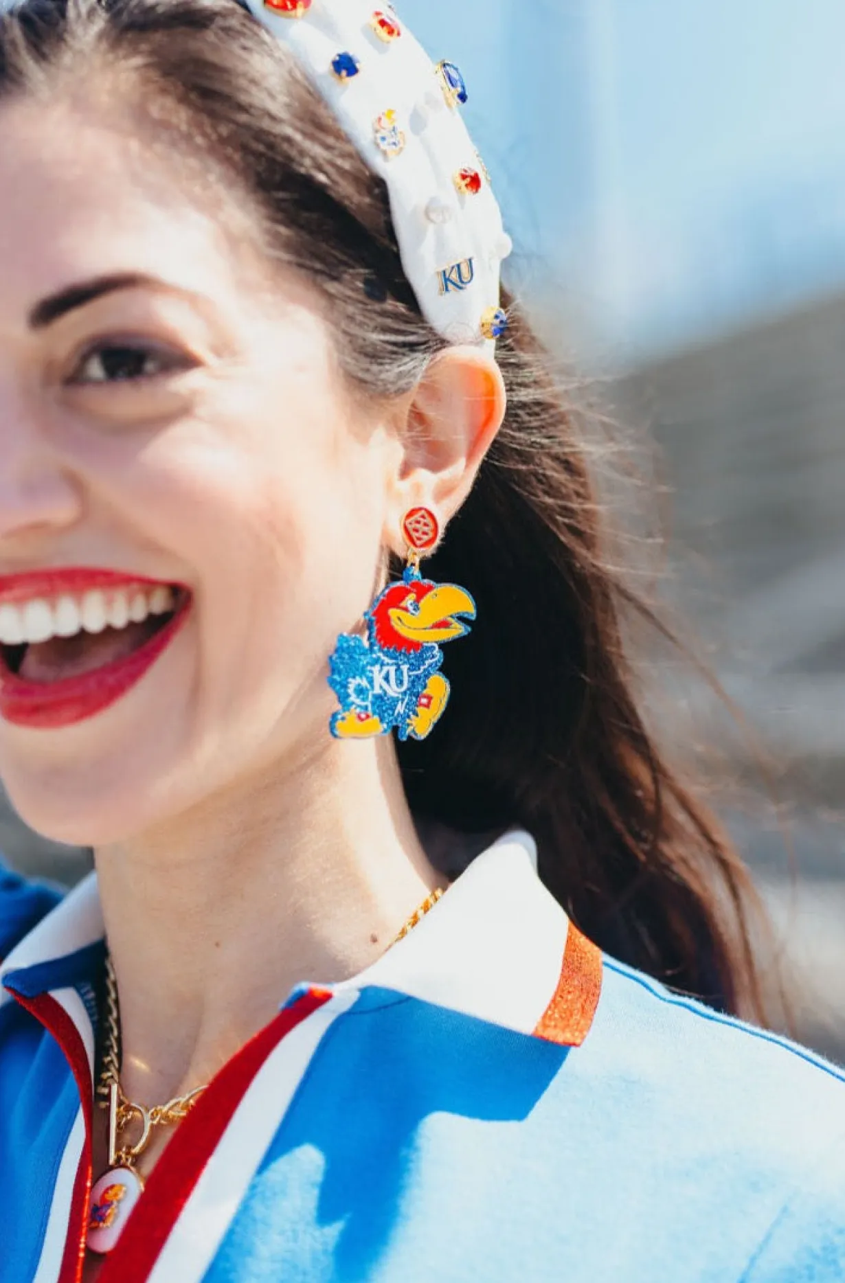 kansas_jayhawk_logo_earri_1.webp Kansas Jayhawk Logo Earrings-Brianna Cannon Hot