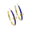 Kansas Logo Hoop Earring-Brianna Cannon New