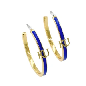 Kansas Logo Hoop Earring-Brianna Cannon New