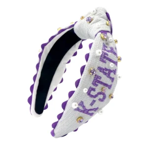 Kansas State Adult K-STATE Cross Stitch Headband-Brianna Cannon Sale