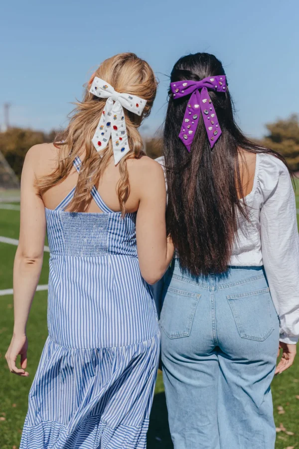 Kansas State Purple Bow Barrette-Brianna Cannon Online
