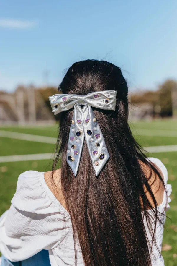 Kansas State Silver Bow Barrette-Brianna Cannon Discount