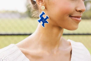 Kentucky Blue & White UK Earrings-Brianna Cannon Online