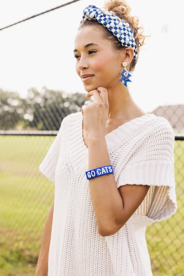 Kentucky Blue & White UK Earrings-Brianna Cannon Online