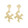 Kentucky Gold Logo Earring with BC Logo-Brianna Cannon Sale