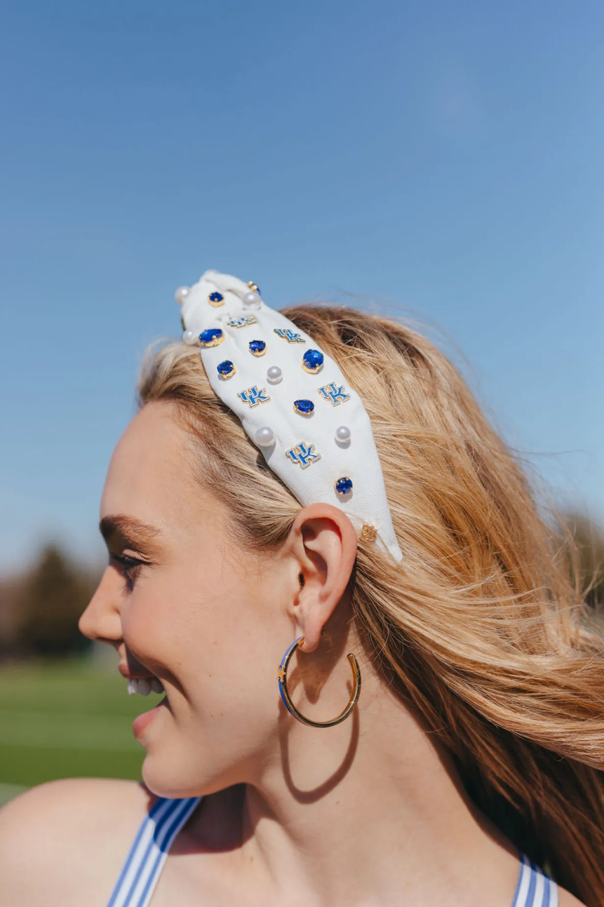 kentucky_logo_hoop_earrin_2.webp Kentucky Logo Hoop Earrings-Brianna Cannon Discount