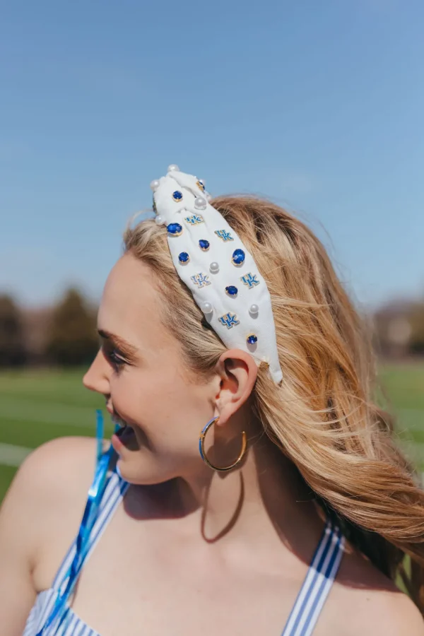 Kentucky Logo Hoop Earrings-Brianna Cannon Discount