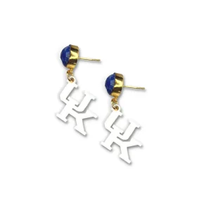 Kentucky Mini White UK Earrings-Brianna Cannon Sale