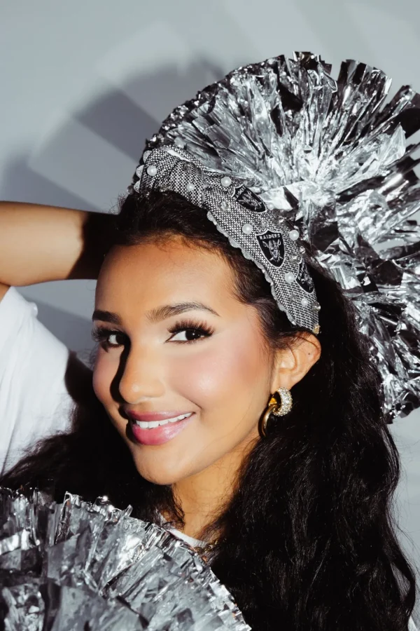 Las Vegas Raiders Adult Cross Stitch Headband-Brianna Cannon Discount