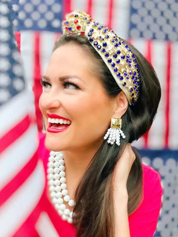 Limited Edition All-American Numbered Headband-Brianna Cannon Clearance